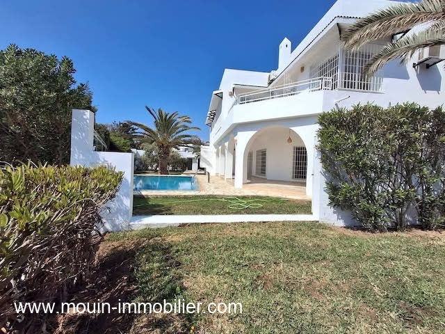 villa pieds dans l'eau à louer à Hammamet Nord