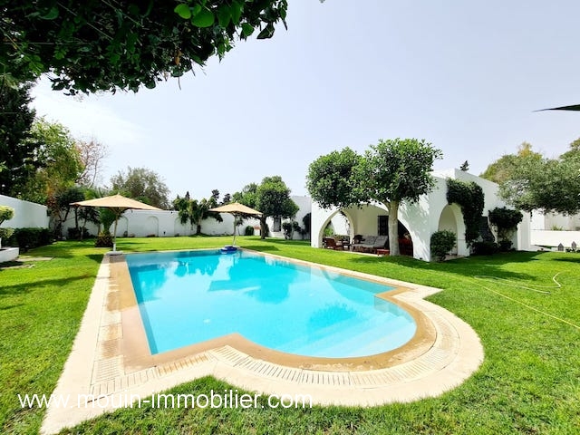villa à louer à Hammamet - piscine 
