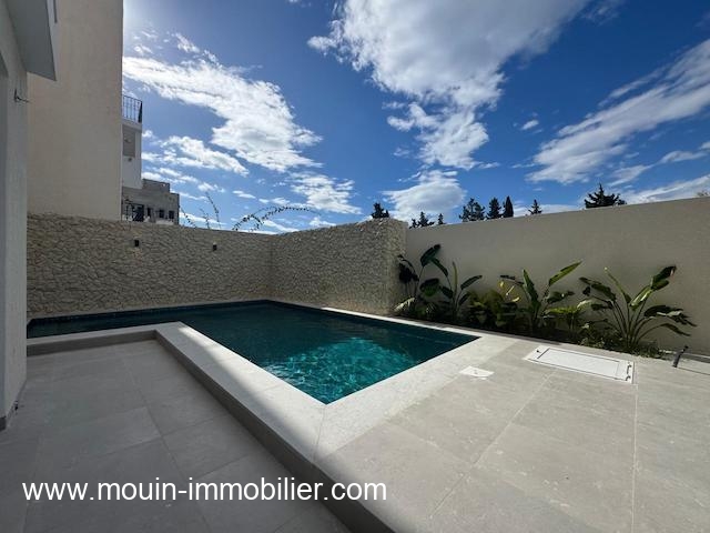 villa avec piscine à louer à Hammamet Nord 
